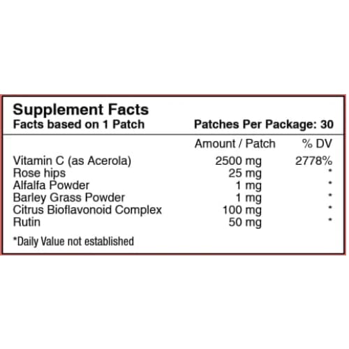 Vitamin C Plus Patch 30's