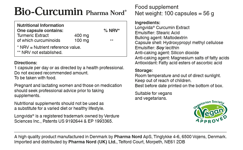 Bio-Curcumin 100's