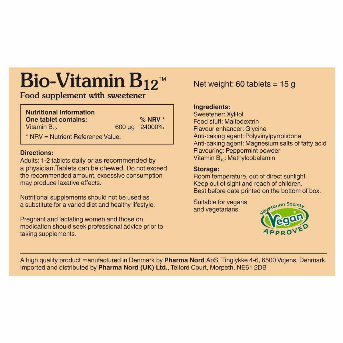 Bio-Vitamin B12 60's (Currently Unavailable)