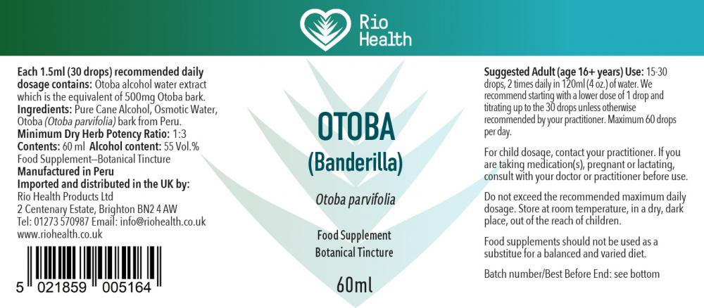 Otoba (Banderilla) 60ml (Currently Unavailable)