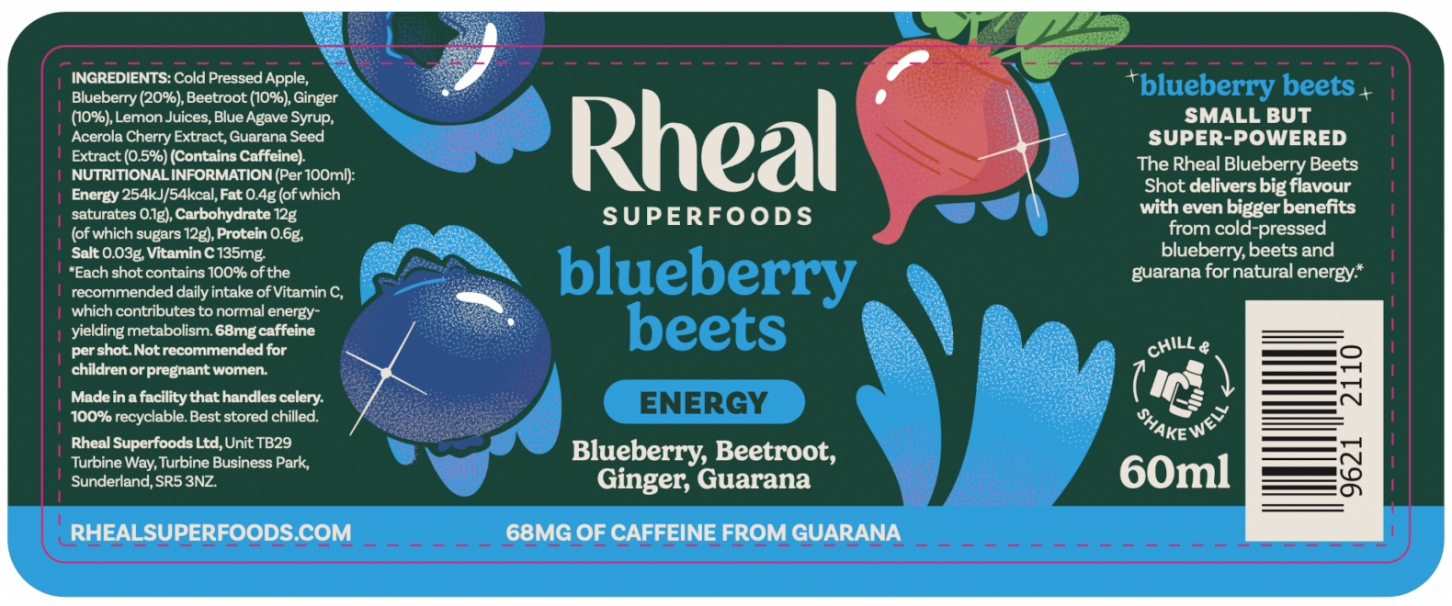 Blueberry Beets Shot 60ml (SINGLE)