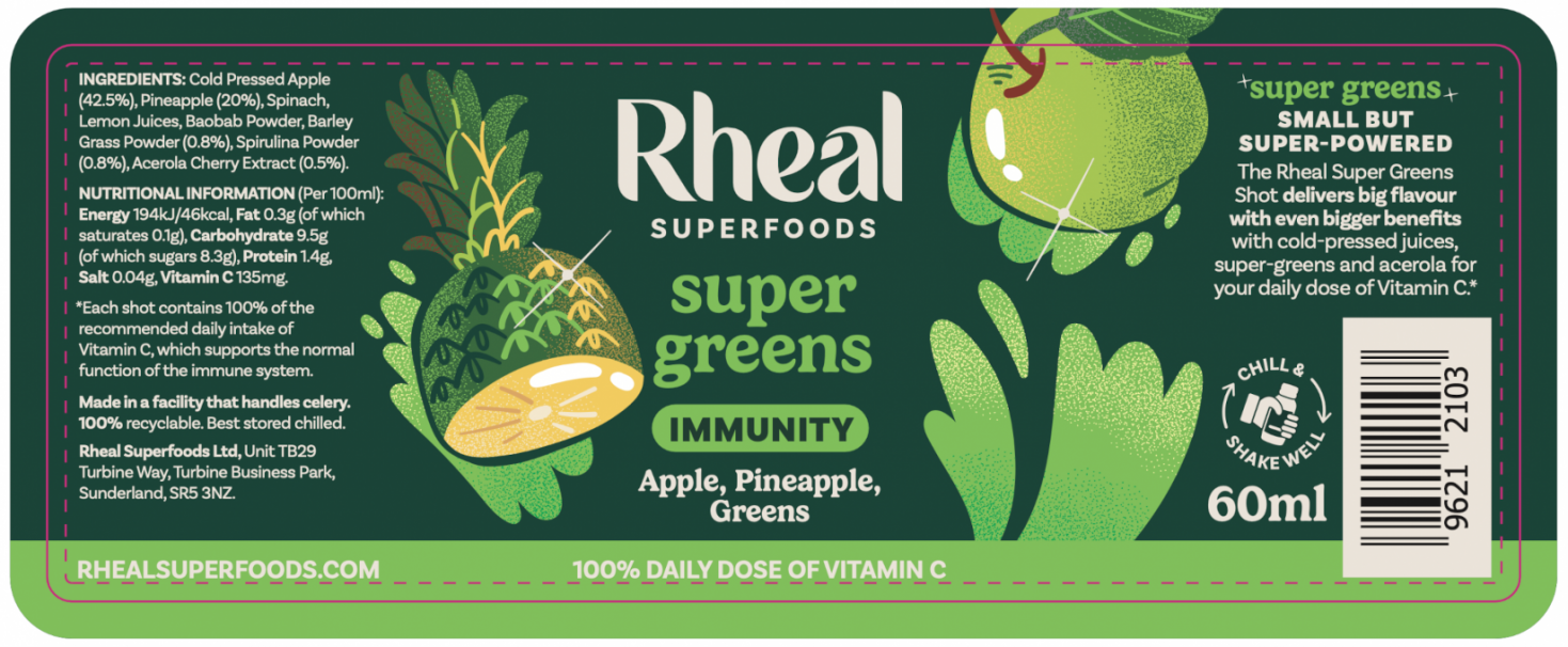 Super Greens Shot 60ml (SINGLE)