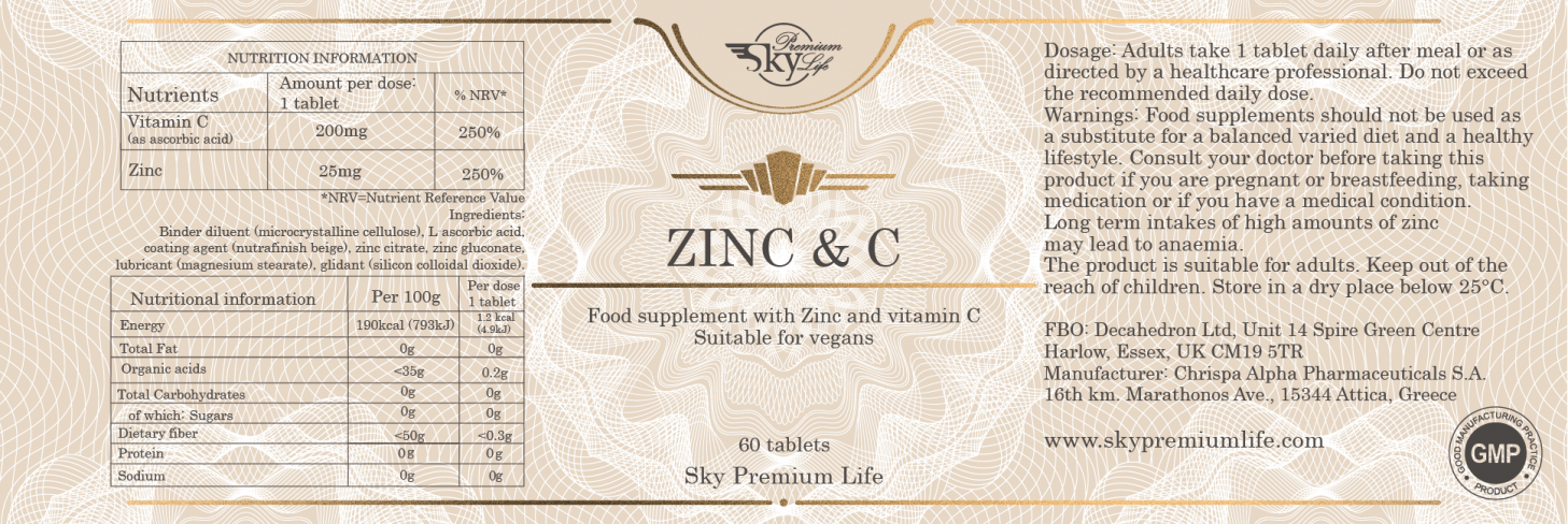 Zinc & C 60's