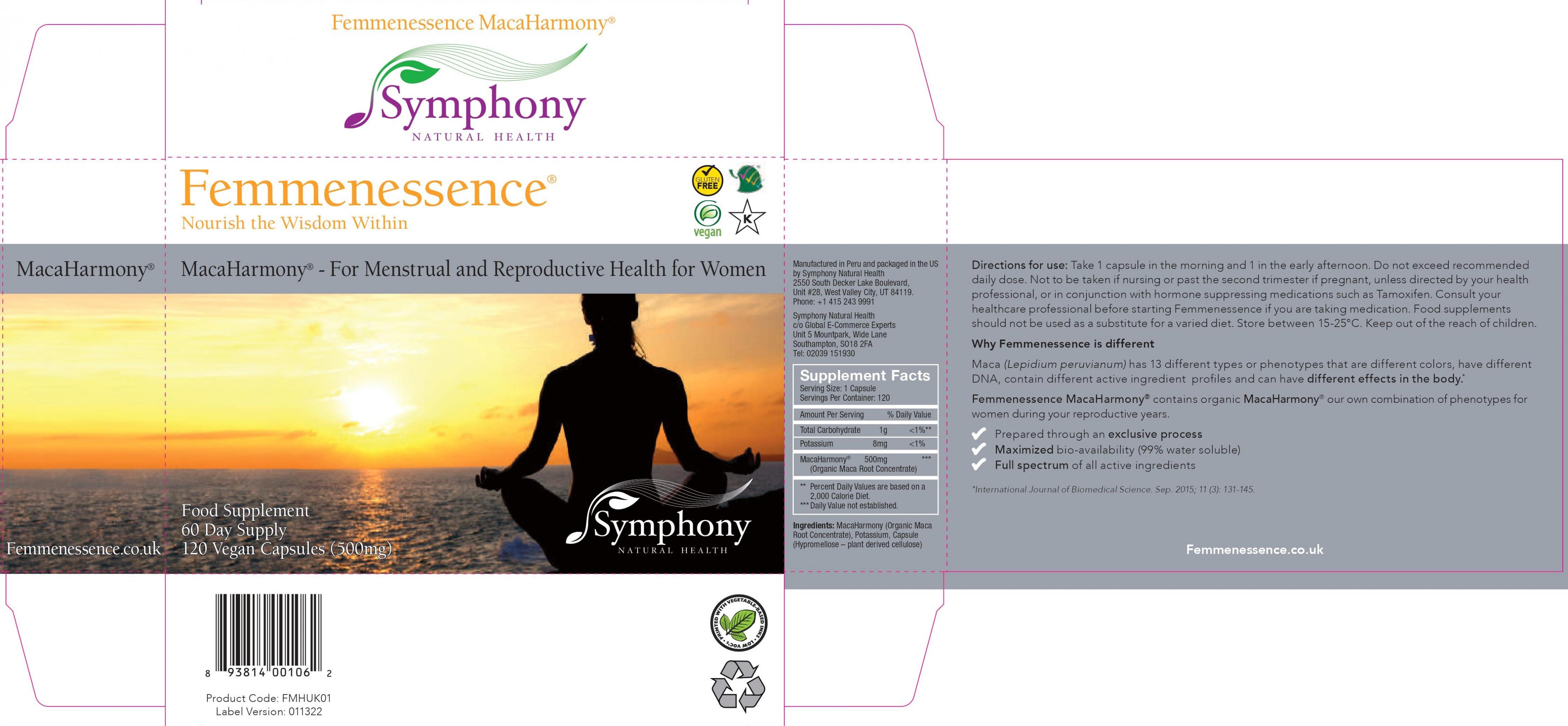 Femmenessence MacaHarmony 120's (YELLOW SUNSET)