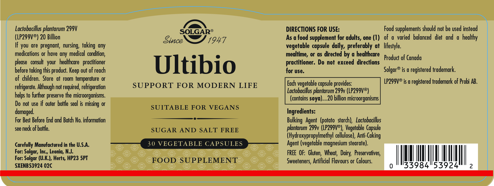 Ultibio 20 Billion 30's