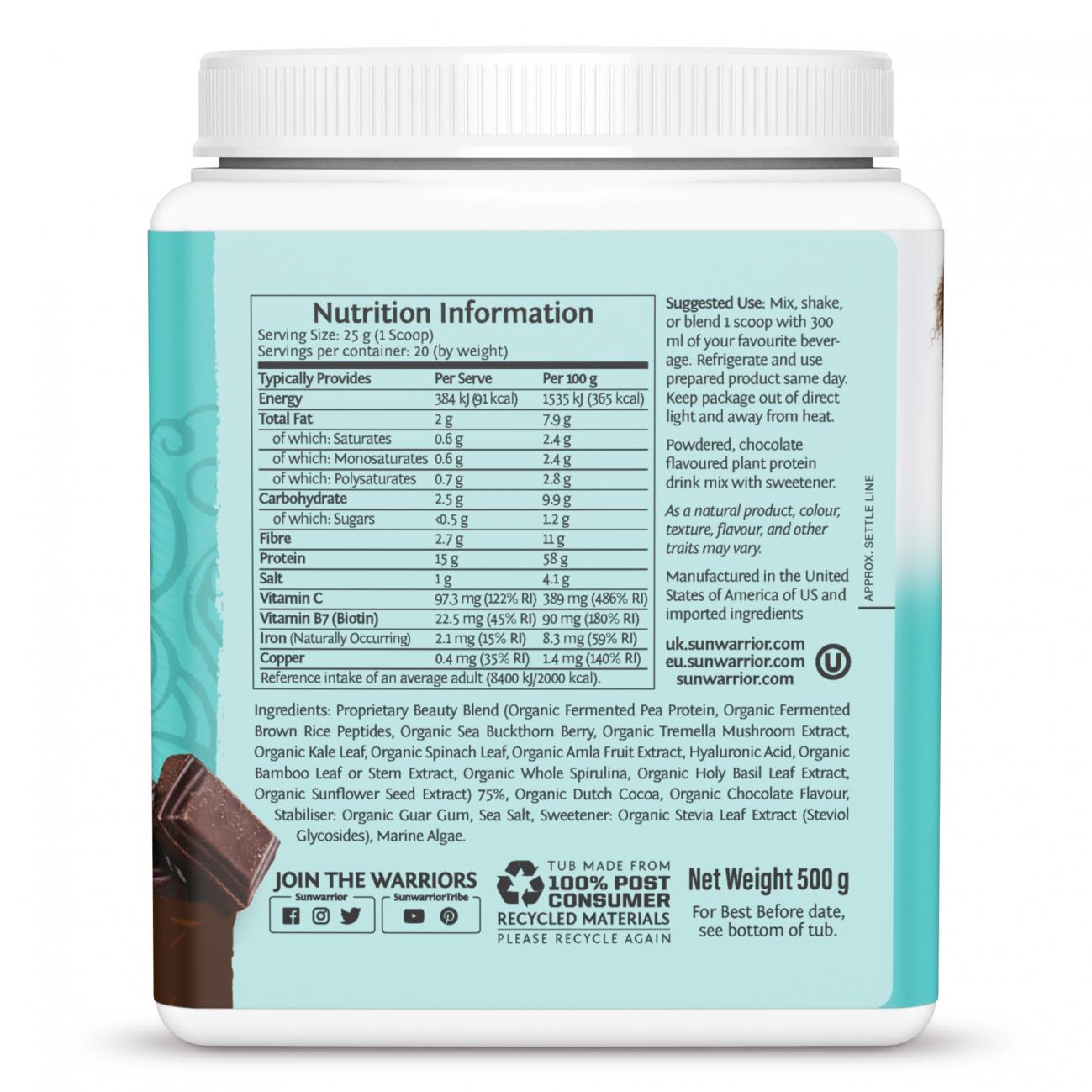 Collagen Building Protein Peptides Chocolate Fudge 500g