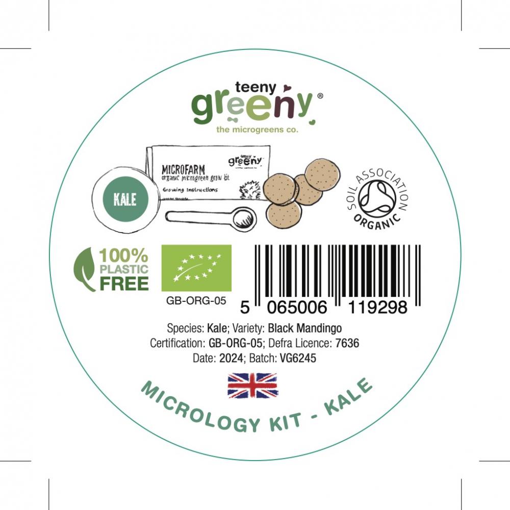 Organic Microgreen Grow Kit (Kale)