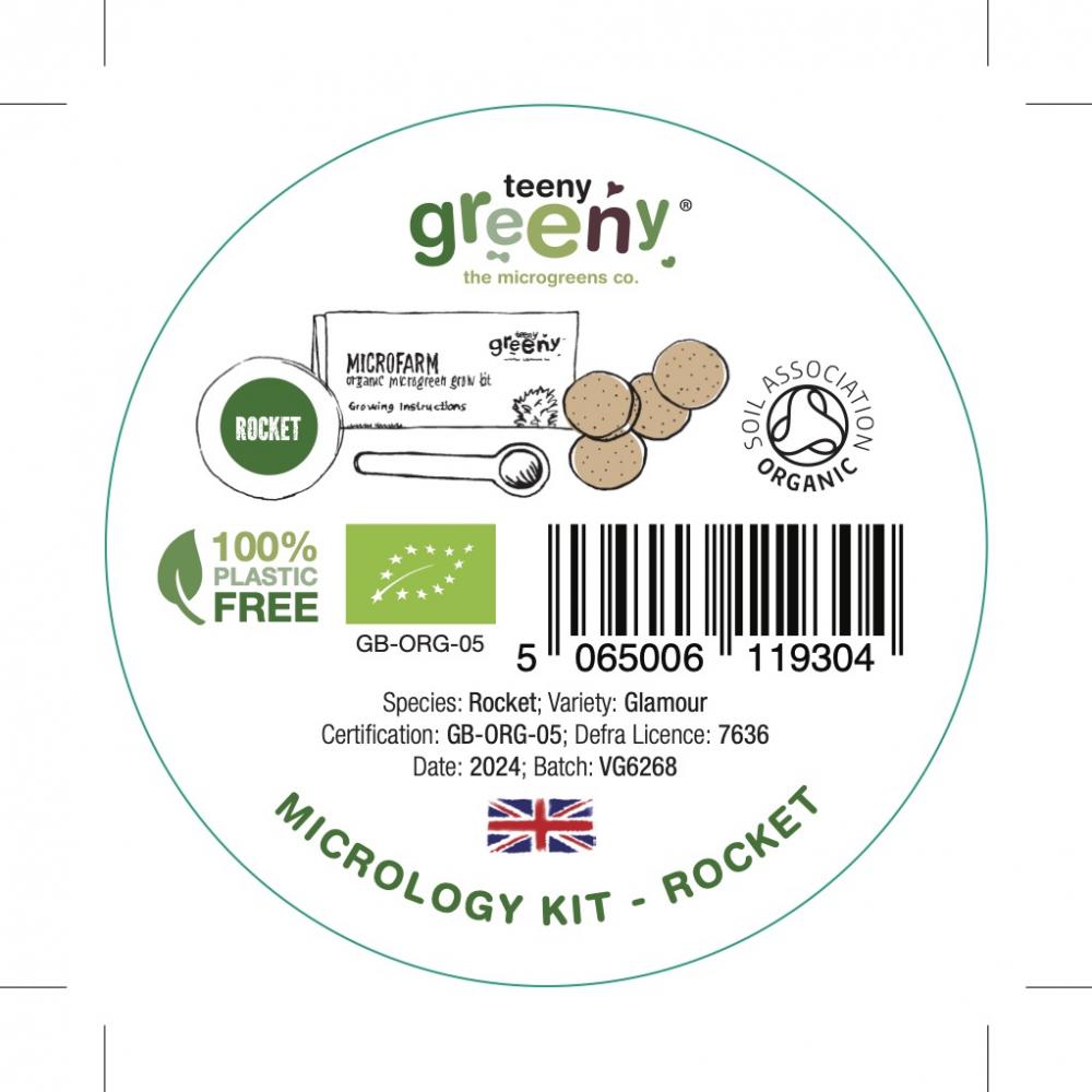 Organic Microgreen Grow Kit (Rocket)