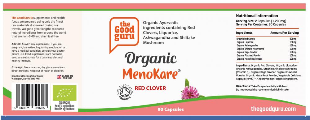 Organic MenoKare Red Clover 90's (Currently Unavailable)