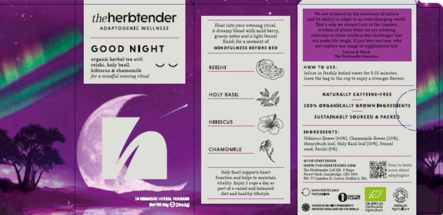 Good Night Organic Herbal Tea 18s