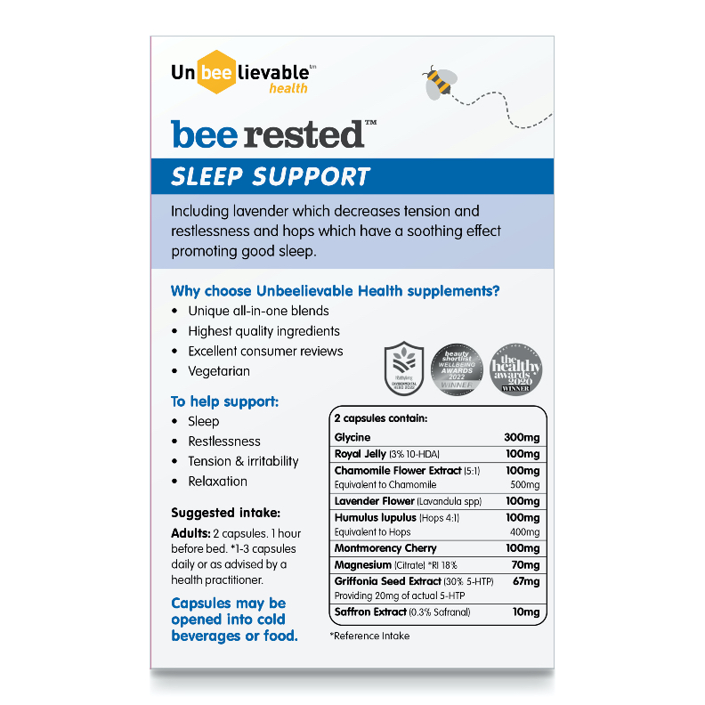 bee rested Sleep Support 20's