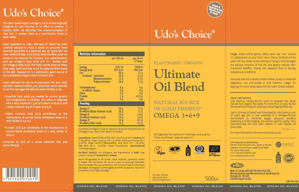 Ultimate Oil Blend Organic 500ml