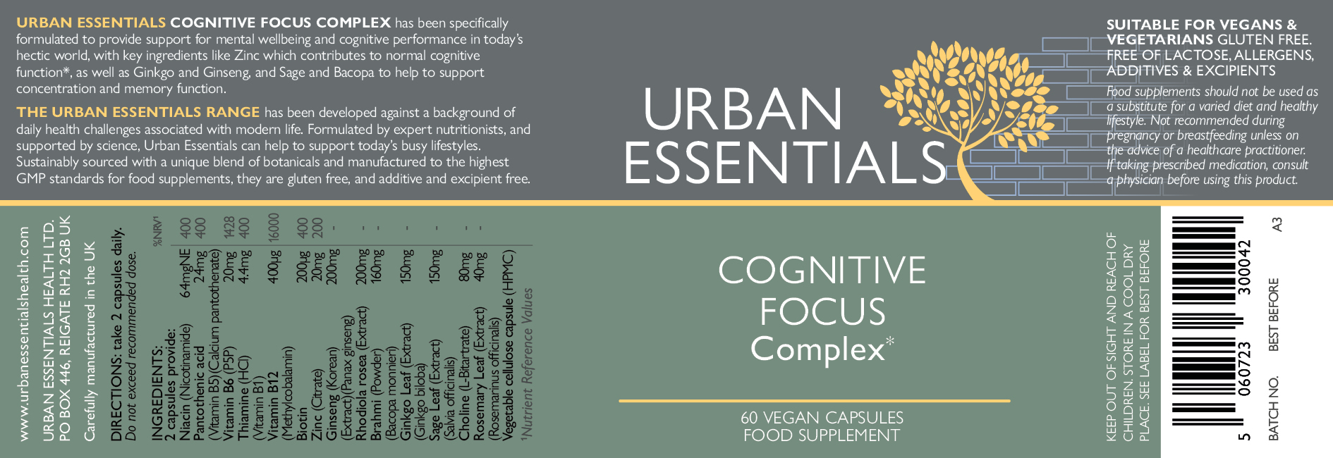 Cognitive Focus Complex 60's