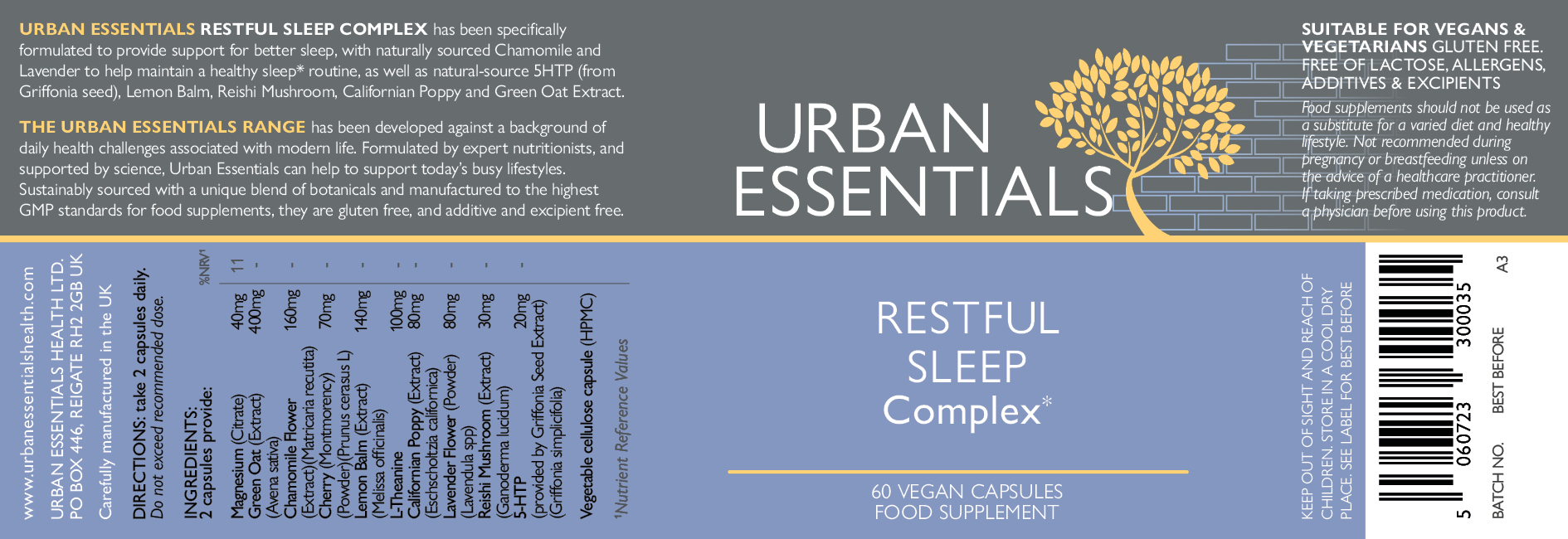 Restful Sleep Complex 60's
