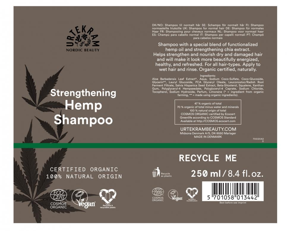 Strengthening Hemp Shampoo 250ml