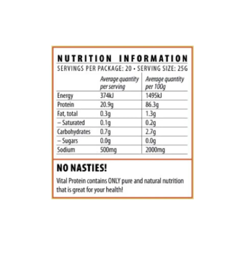 Vital Plant Protein Chocolate 500g (Currently Unavailable)