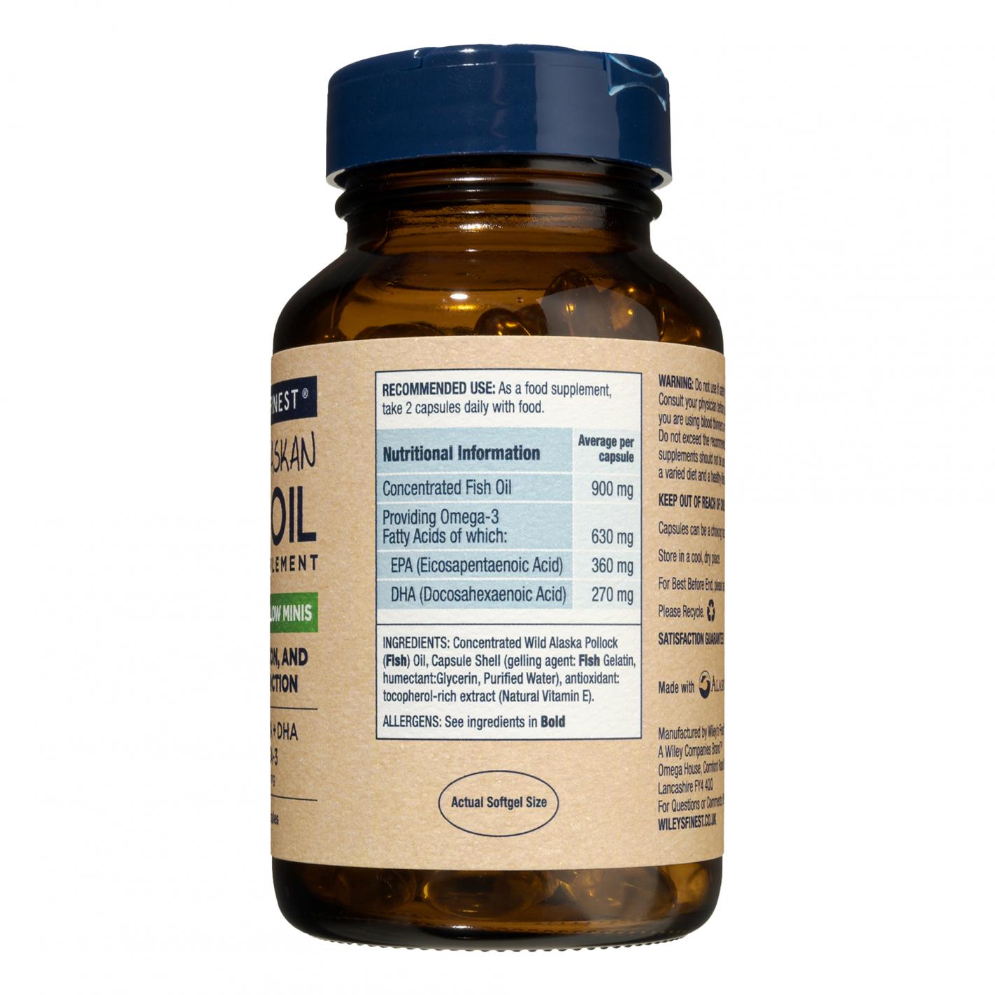 Wild Alaskan Fish Oil Easy Swallow Minis 180s