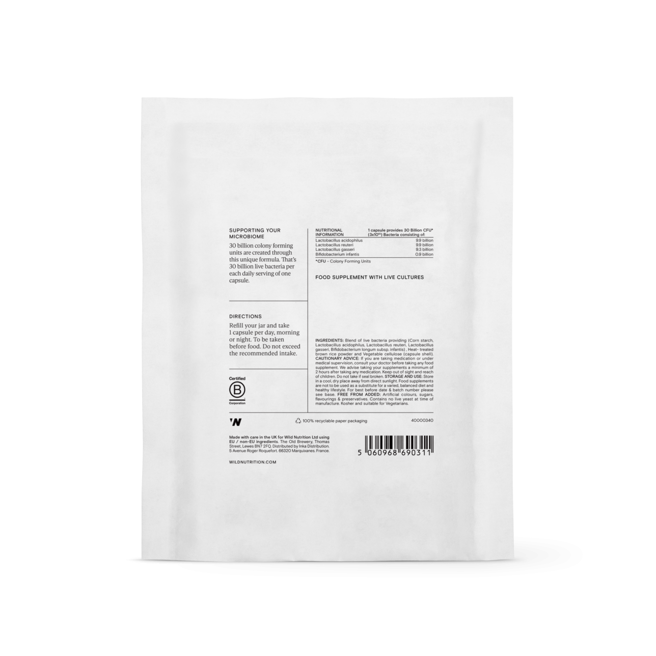 Pregnancy + New Mother Biotic Refill Pack 30's