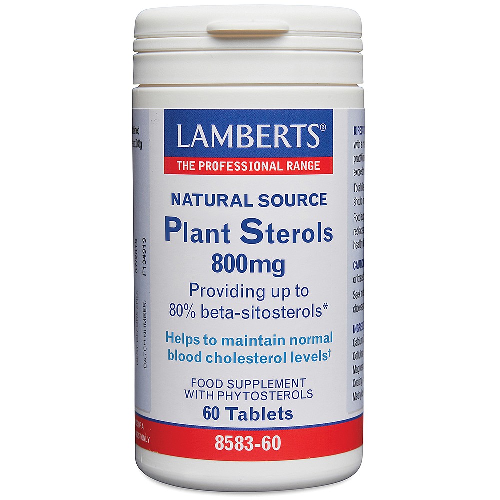 Plant Sterols 800mg 60's The Natural Dispensary