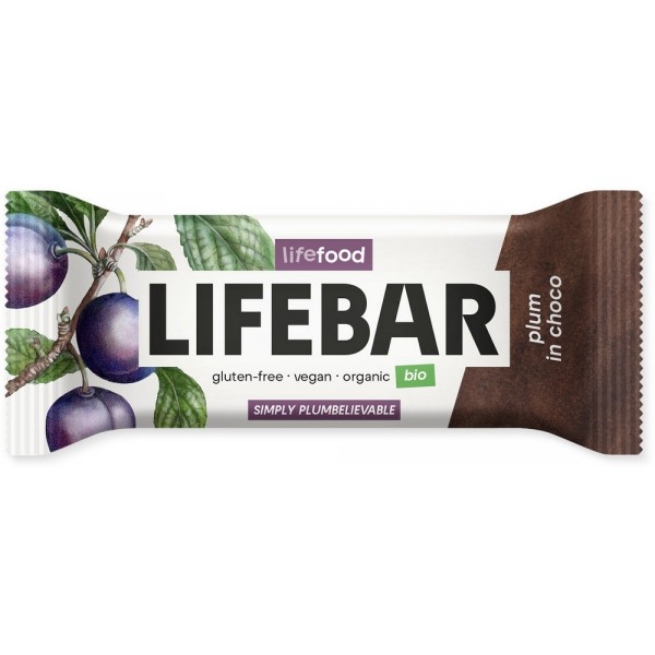 Lifebar Plum in Choco 40g SINGLE
