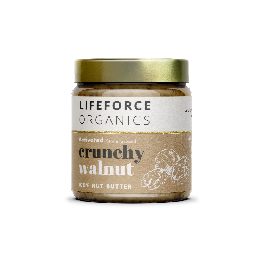 Activated Crunchy Walnut Butter 220g SINGLE