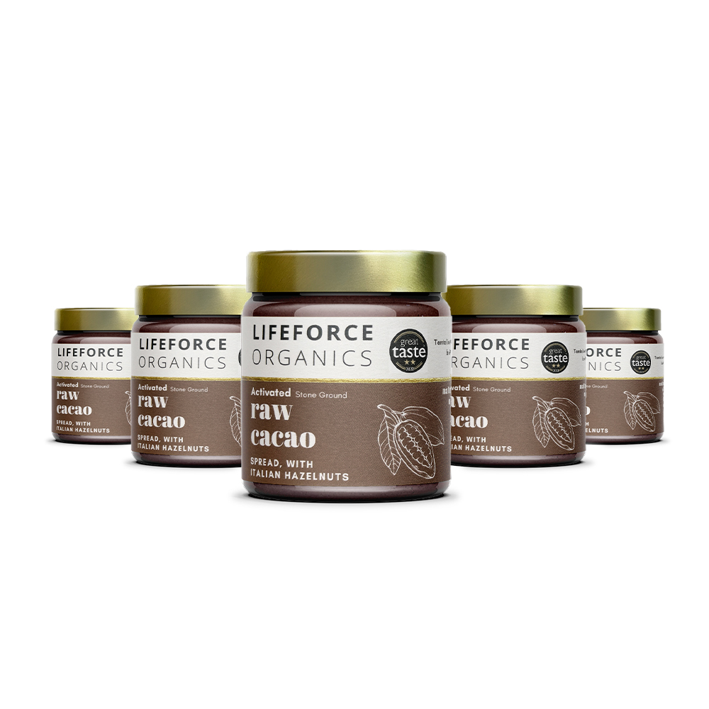 Activated Raw Cacao Spread with Italian Hazelnuts 220g x 6 CASE