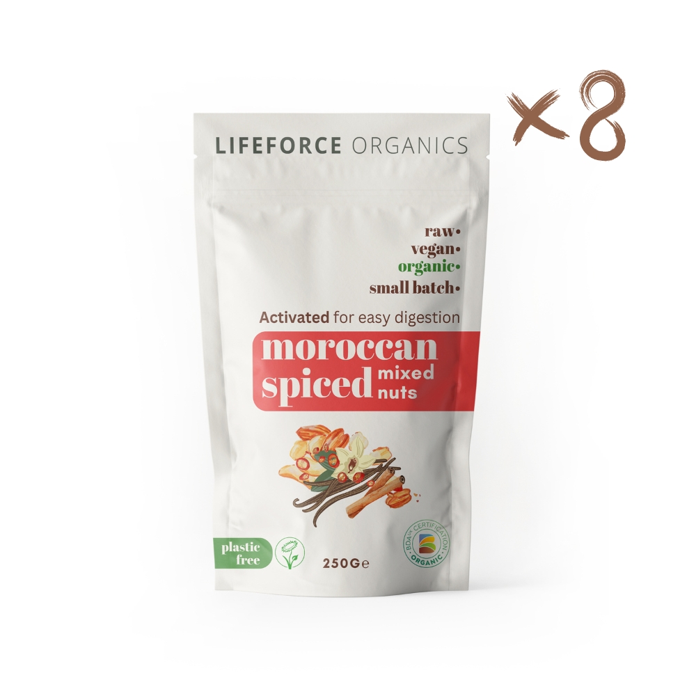 Activated Moroccan Spiced Mixed Nuts 250g x 8 CASE