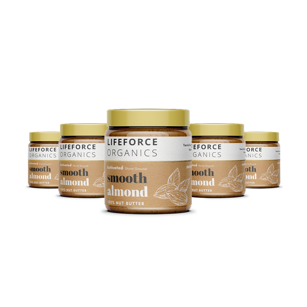 Activated Smooth Almond Nut Butter 220g x 6 CASE