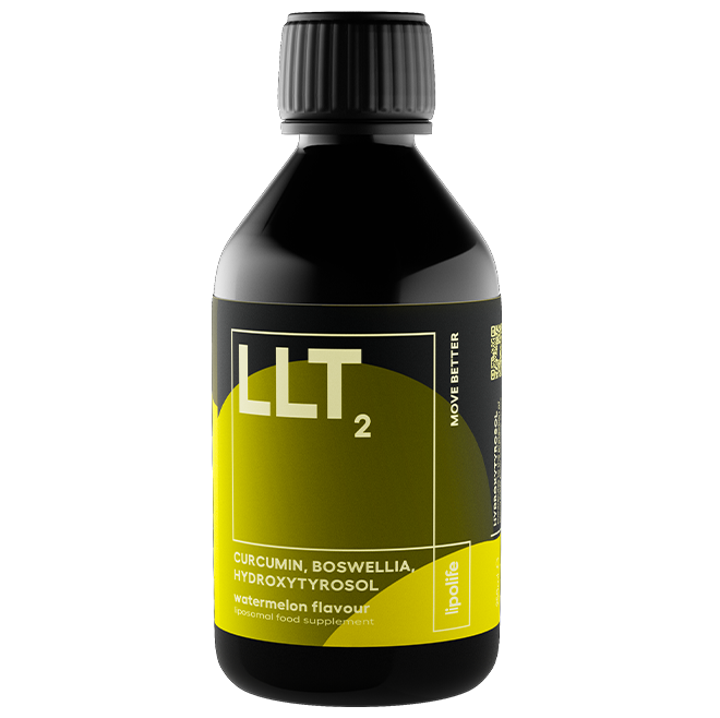 LLT2 Curcumin, Boswellia, Hydroxytyrosol 240ml (Liposomal)