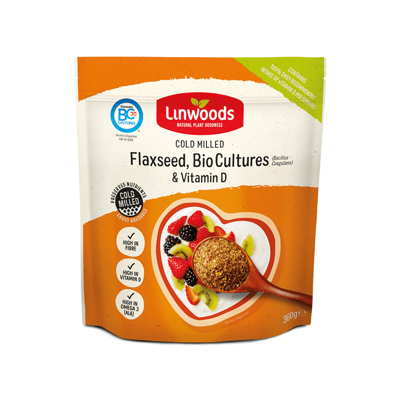 Milled Flaxseed with Bio-Cultures & Vitamin D 360g