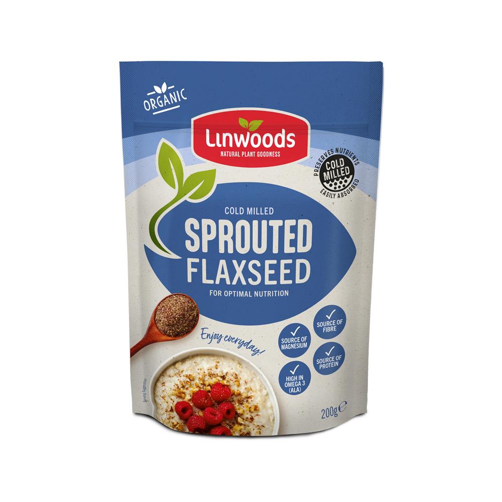 Cold Milled Sprouted Flaxseed (Organic) 200g