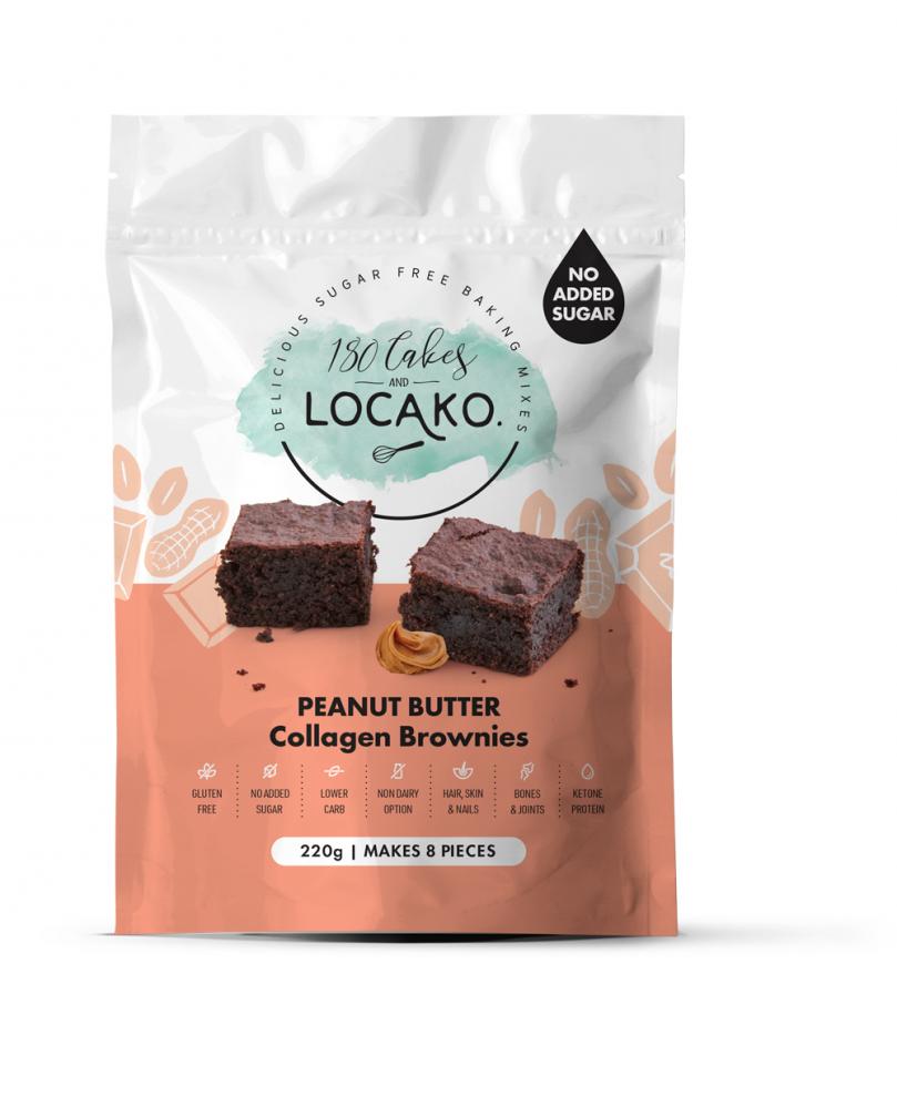 Peanut Butter Collagen Brownies (Mix) 220g