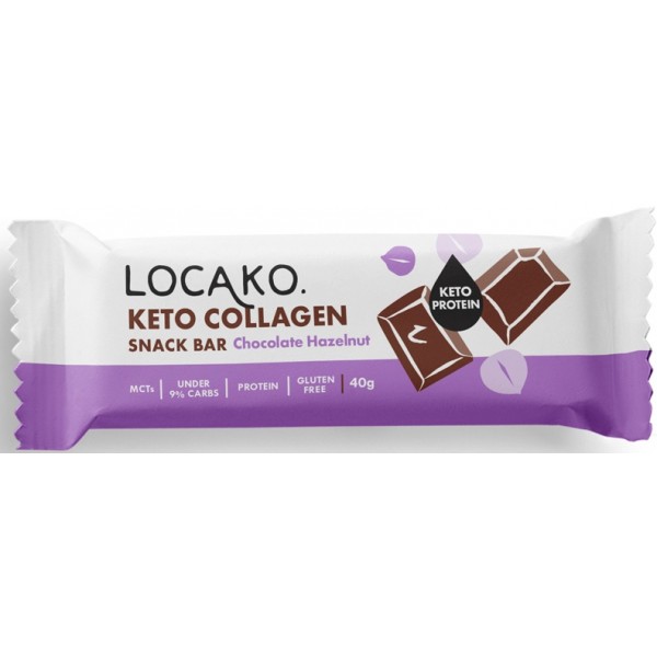 Keto Collagen Snack Bar Chocolate Hazelnut 15x40g