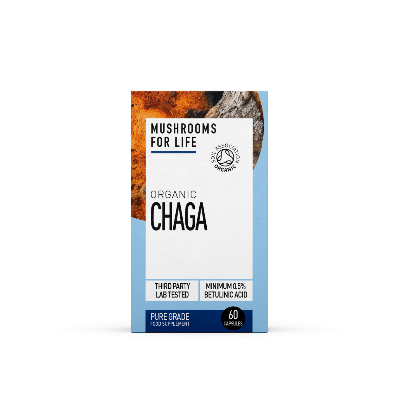 Organic Chaga 60's Capsules