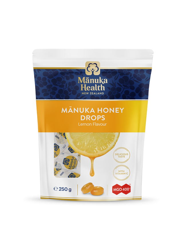 Manuka Honey Drops Lemon Flavour 250g 58's