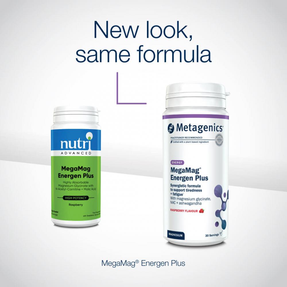 MegaMag Energen Plus Raspberry Flavour 30 Servings (Formerly Nutri Adv. NUT-3368)