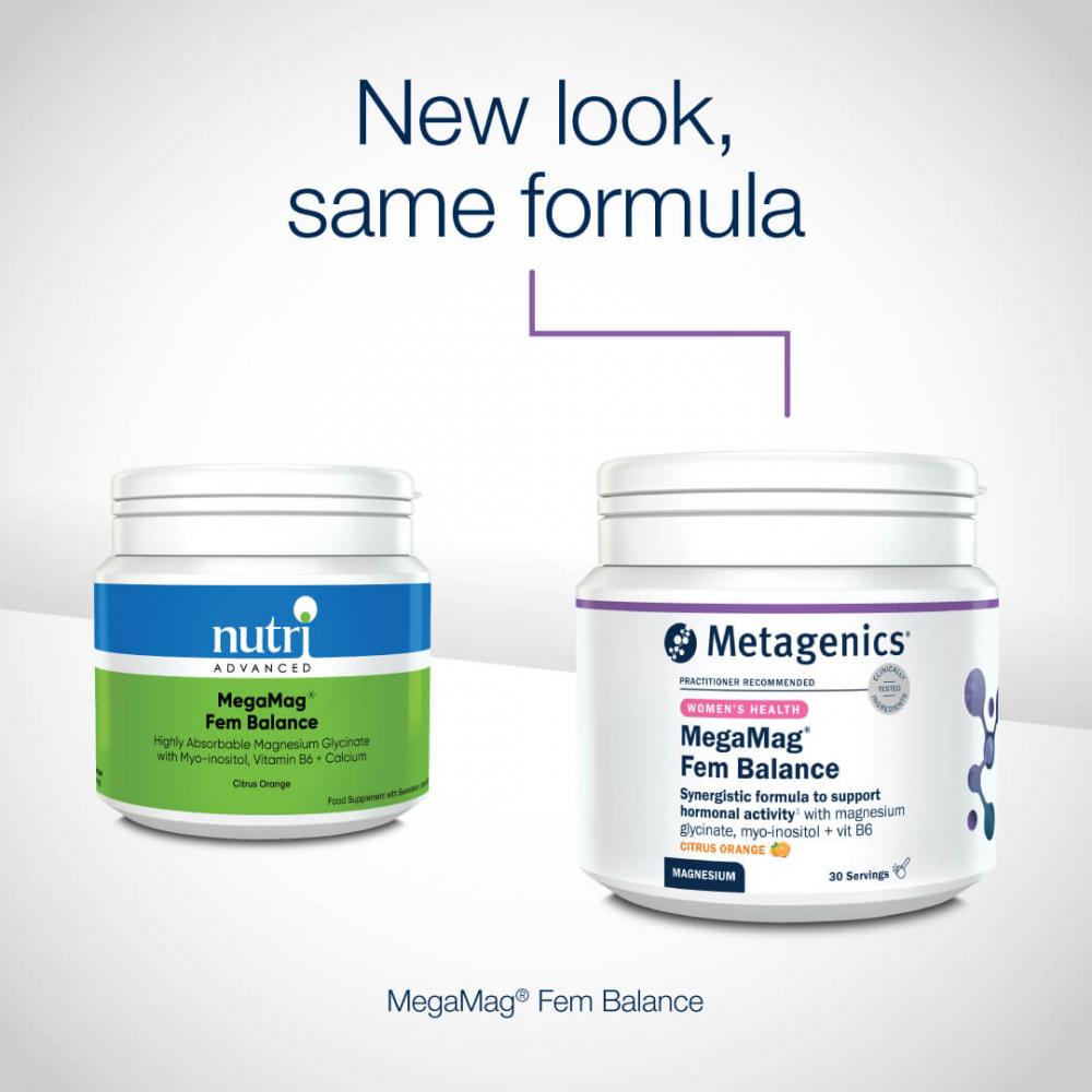 MegaMag Fem Balance Citrus Orange Flavour 306g (Formerly Nutri Adv. NUT-3369)