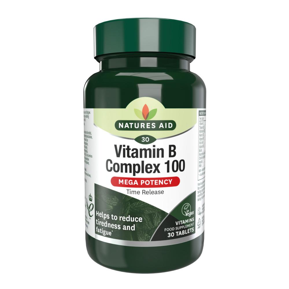 Vitamin B Complex 100mg (Time Release) 30's: The Natural Dispensary