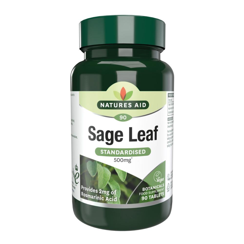 Sage Leaf (Standardised) 500mg 90's