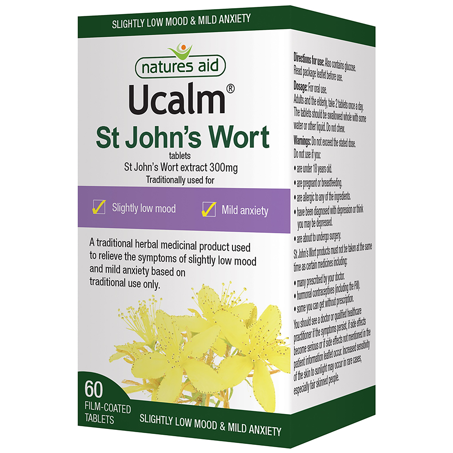 Ucalm® St. John's Wort Tablets 60's