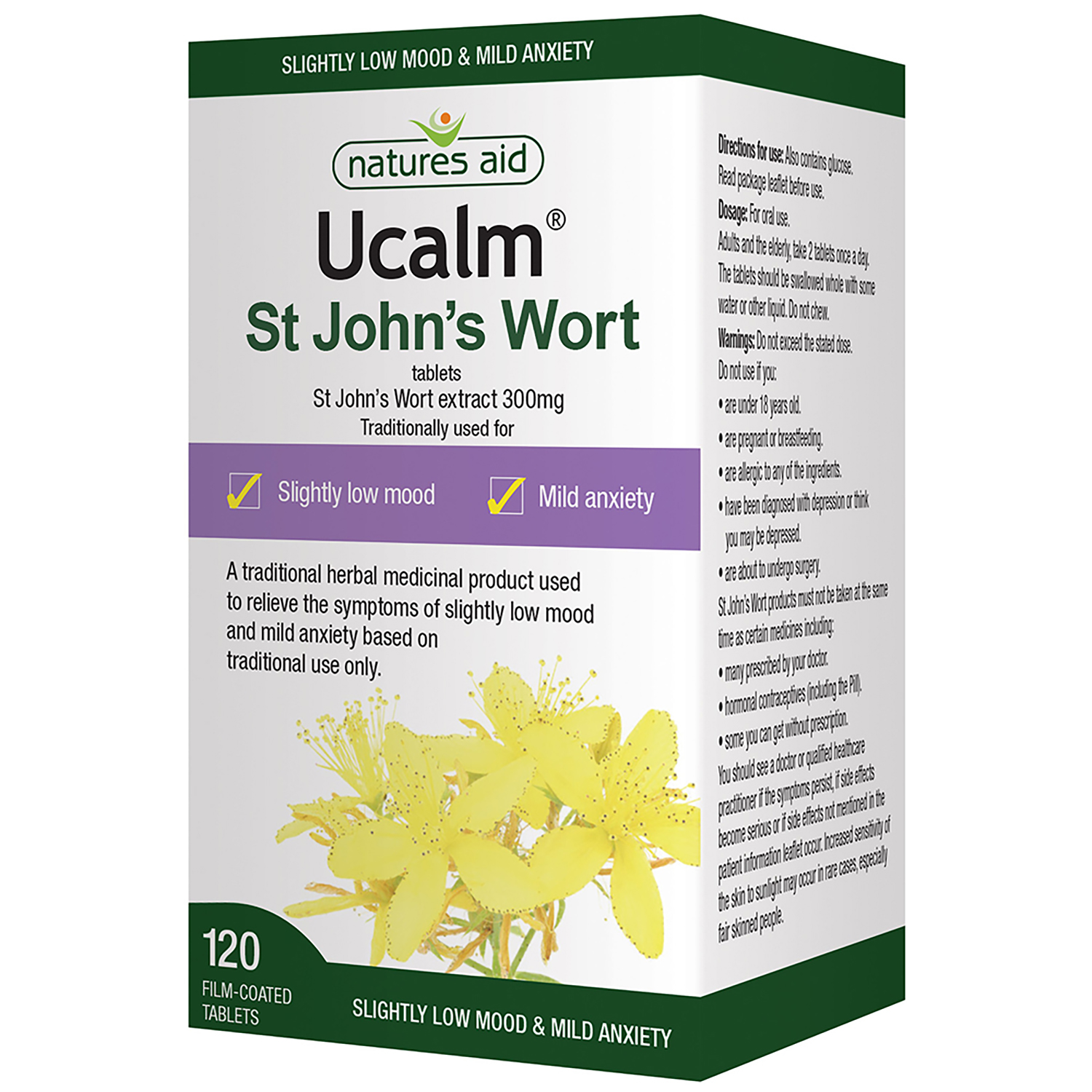 Ucalm® St. John's Wort Tablets 120's (Currently Unavailable)