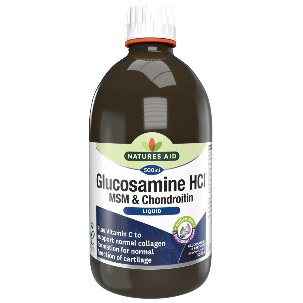 Glucosamine HCl MSM & Chondroitin Liquid 500ml: The Natural Dispensary