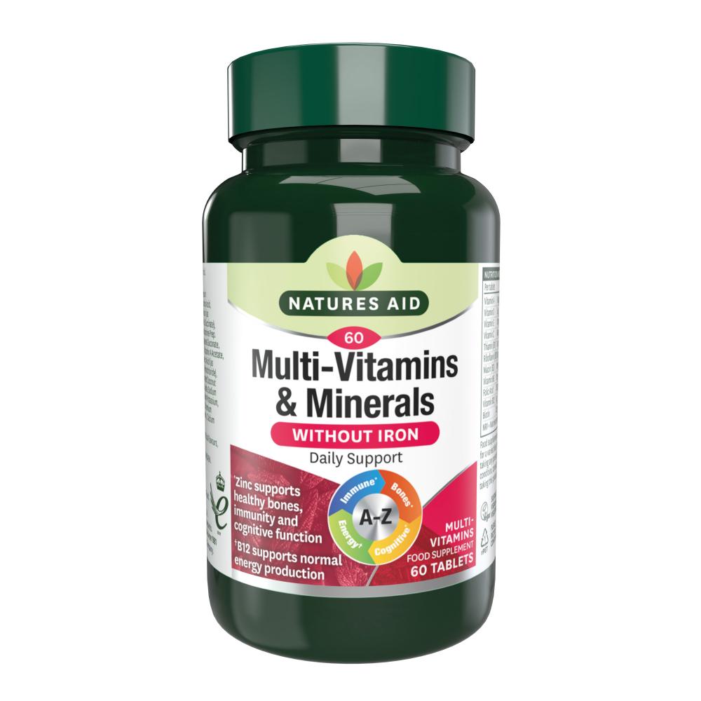 MultiVitamins & Minerals (without Iron) 60's The Natural Dispensary