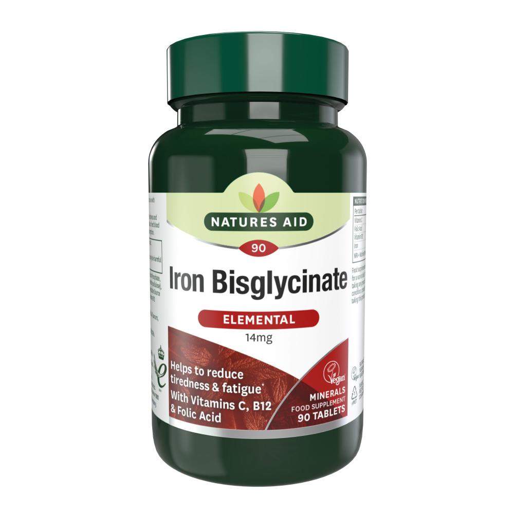 Iron Bisglycinate (Elemental) 14mg 90's