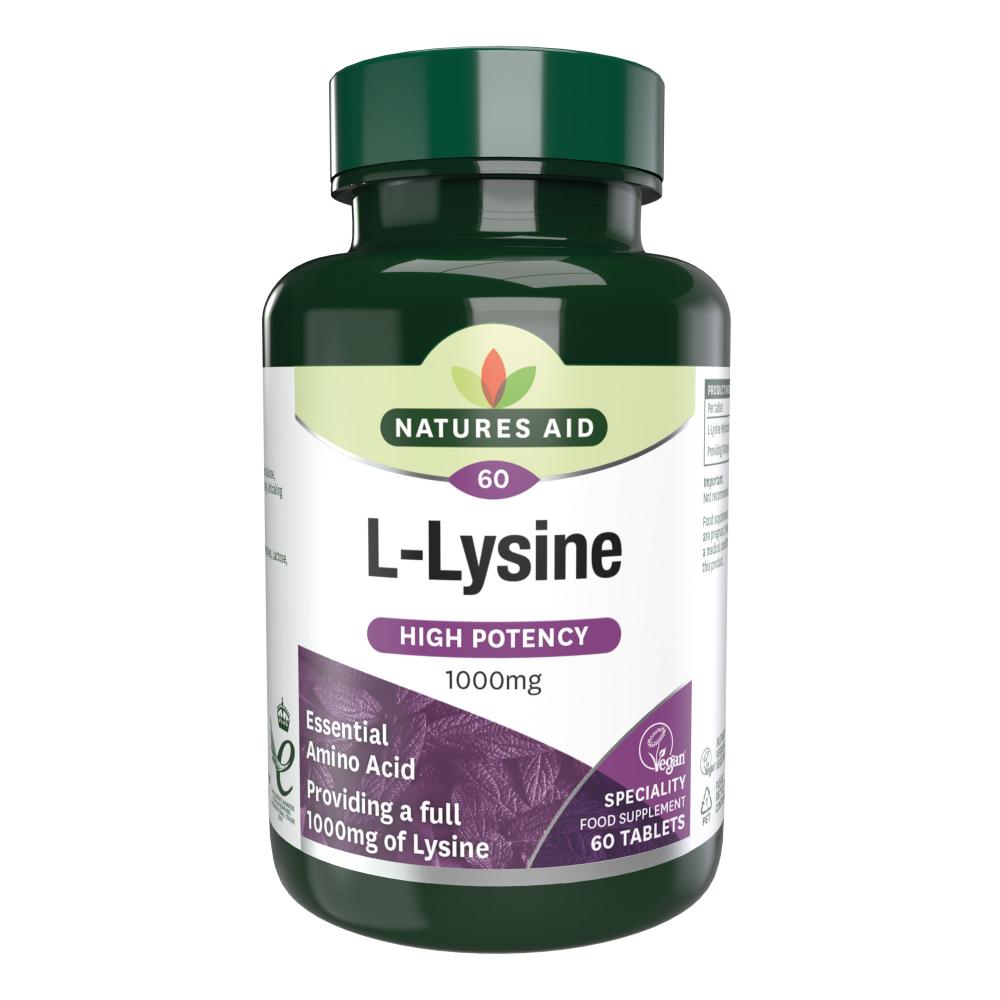 L-Lysine (High Potency) 1000mg 60's