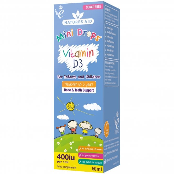 Mini Drops Vitamin D3 50ml