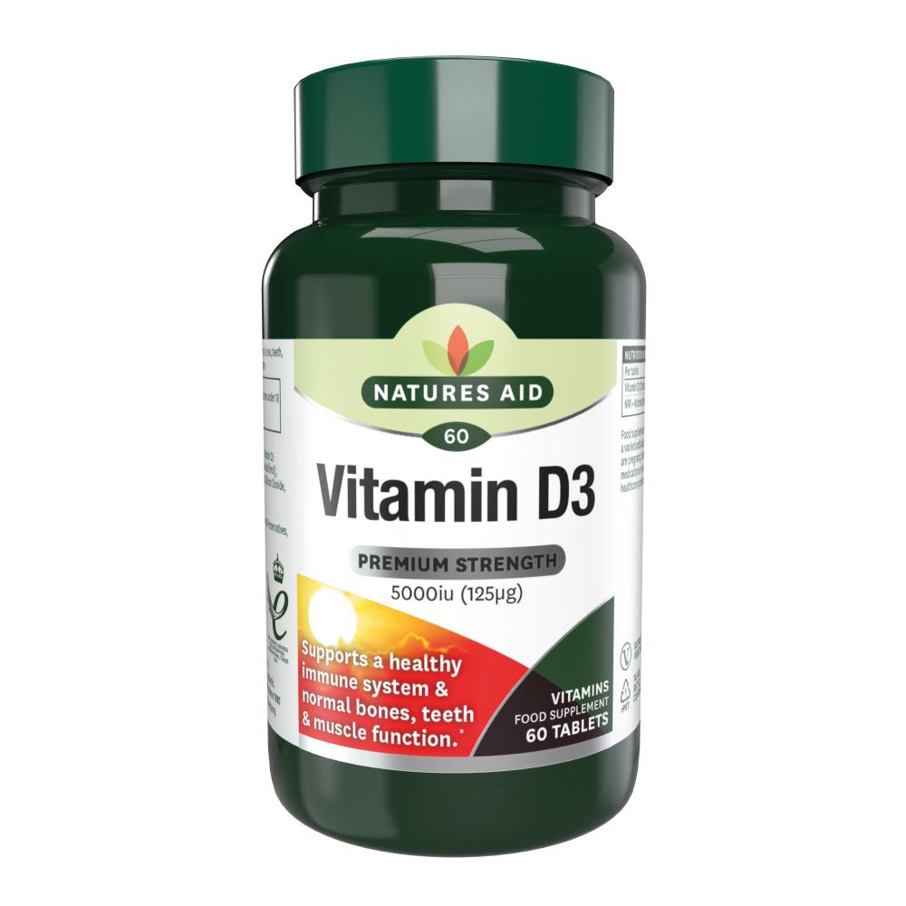 Vitamin D3 (Premium Strength) 5000iu 60's