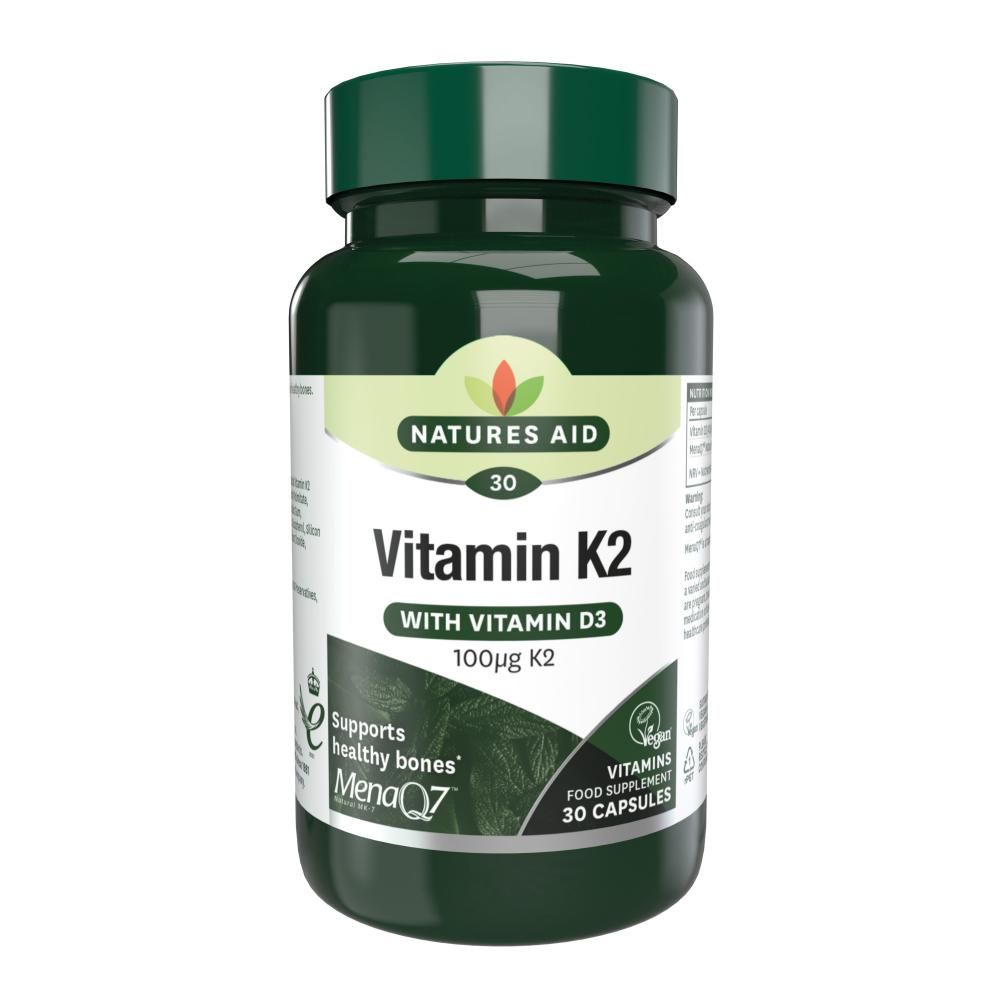 Vitamin K2 (With Vitamin D3) 100µg 30's