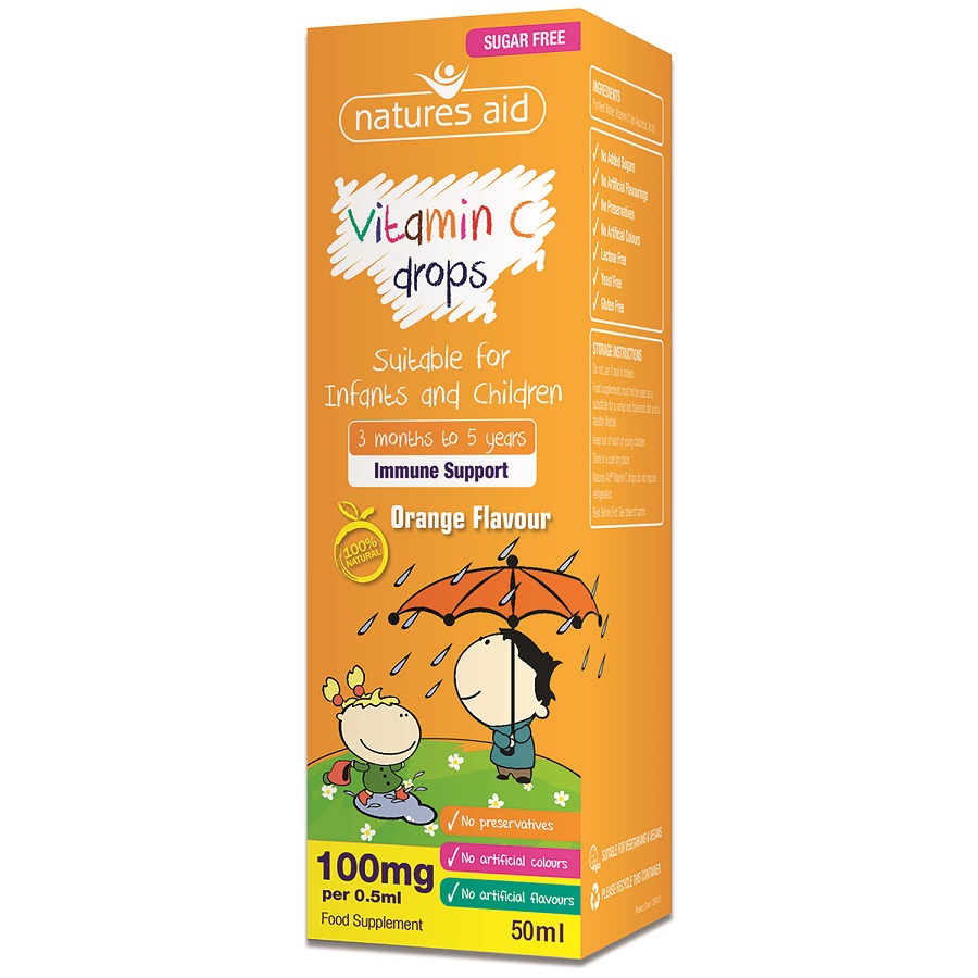 Vitamin C Drops for Infants & Children 50ml The Natural Dispensary