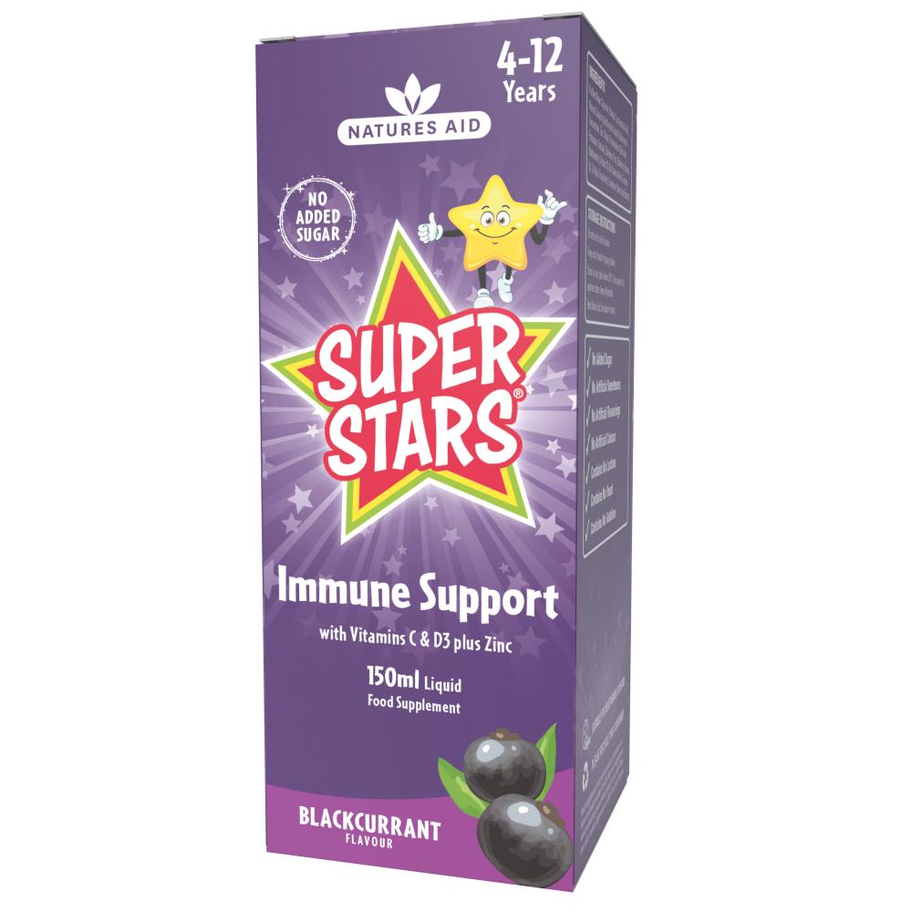 Super Stars Immune Support Blackcurrant Flavour 150ml